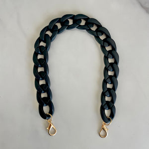 Acrylic Chain Bag Strap - Black