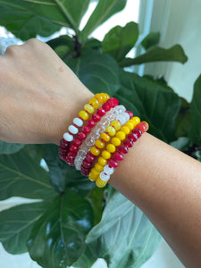 Gemstone Candy Bracelet - Chiefs