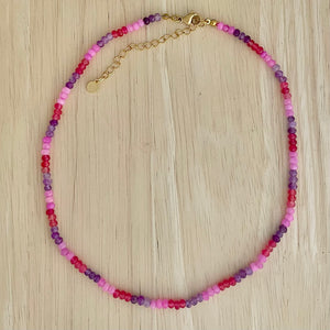 Gemstone Necklace - Rose Garden