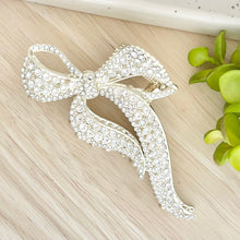 Load image into Gallery viewer, Rhinestone Bow Claw Clip
