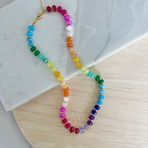 Gemstone Candy Necklace - Gwyneth