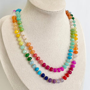 Gemstone Candy Necklace - Julia