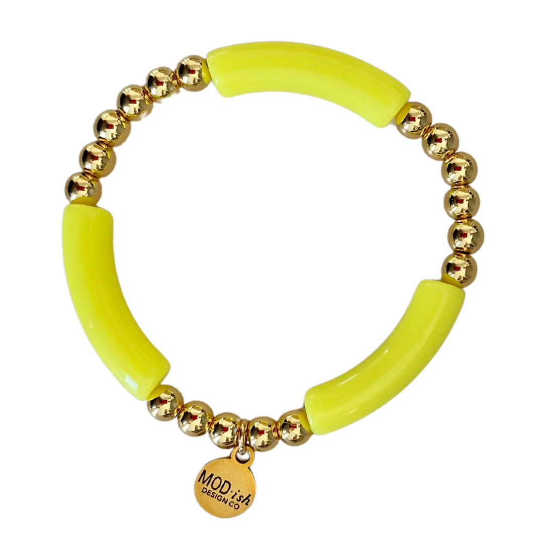 Milan Bracelet - Neon Yellow