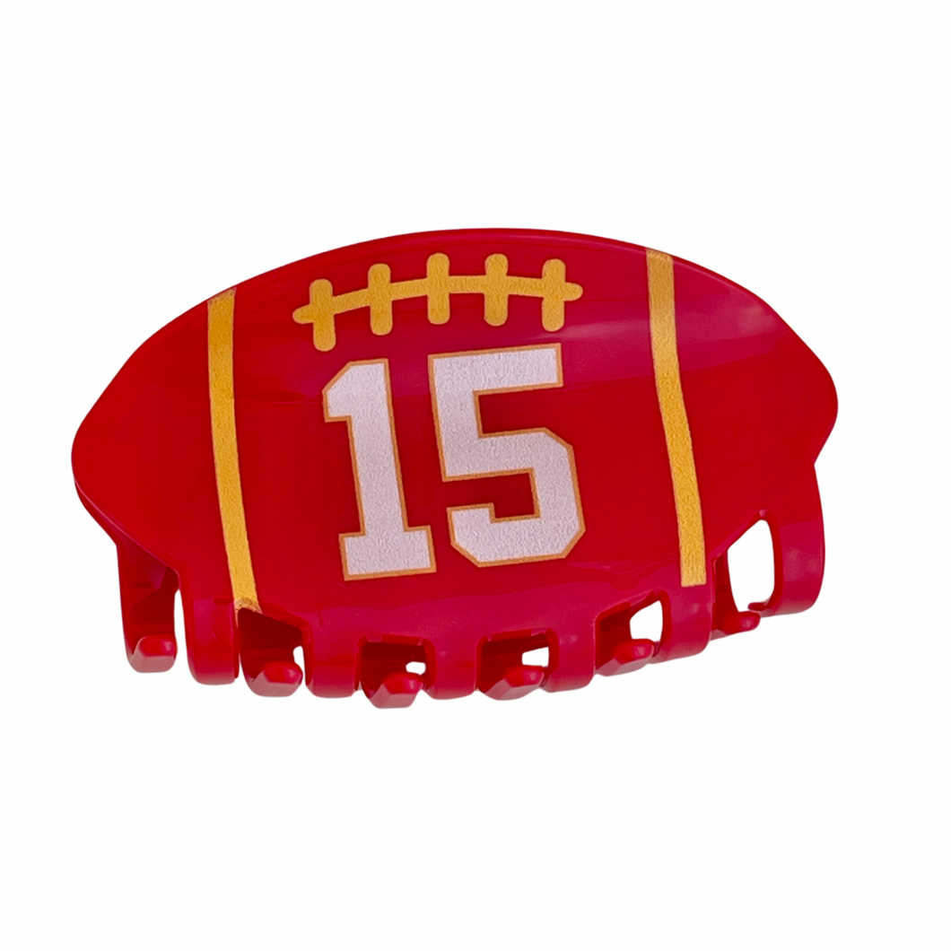 15 Football Claw Clip