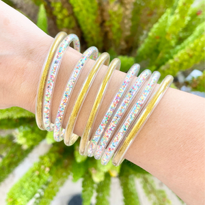 Jelly Bangles - Gold