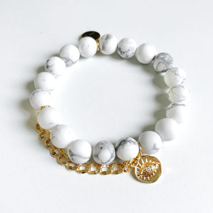 Kingsley White Howlite