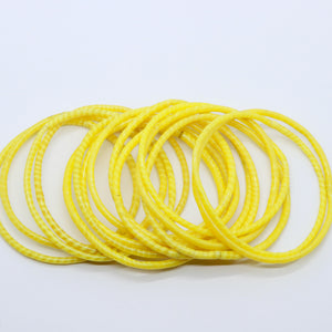 YELLOW BEACH BANGLES